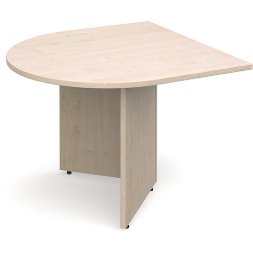 Arrow Head Leg Radial D-End Boardroom Table Extension 1000mm x 1000mm - Maple Arrow Head Leg Radial D-End Boardroom Table Extension 1000mm x 1000mm - Maple