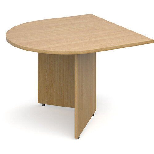 Arrow Head Leg Radial D-End Boardroom Table Extension 1000mm x 1000mm - Oak Arrow Head Leg Radial D-End Boardroom Table Extension 1000mm x 1000mm - Oak