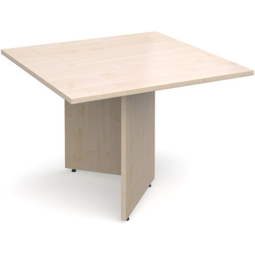 Arrow Head Leg Square Boardroom Table Extension 1000mm x 1000mm - Maple Arrow Head Leg Square Boardroom Table Extension 1000mm x 1000mm - Maple