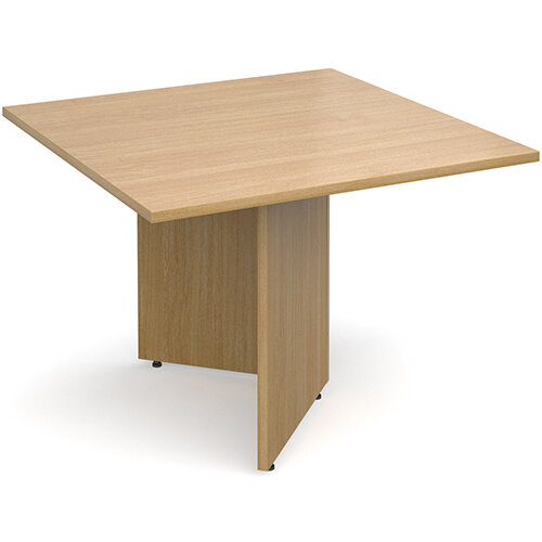 Arrow Head Leg Square Boardroom Table Extension 1000mm x 1000mm - Oak Arrow Head Leg Square Boardroom Table Extension 1000mm x 1000mm - Oak