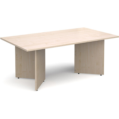 Arrow Head Leg Rectangular Boardroom Table 1800mm x 1000mm - Maple Arrow Head Leg Rectangular Boardroom Table 1800mm x 1000mm - Maple