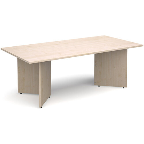 Arrow Head Leg Rectangular Boardroom Table 2000mm x 1000mm - Maple Arrow Head Leg Rectangular Boardroom Table 2000mm x 1000mm - Maple