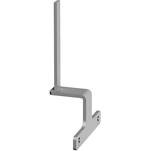 Screen Bracket For The Ends Of Back To Back Adapt And Fuze Desks - Silver