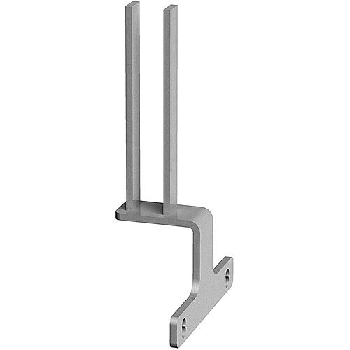 Screen Bracket For Intermediate Back To Back Adapt And Fuze Desks - Silver