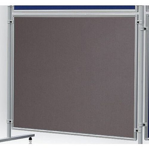 Double Sided Felt Notice Board 1200 x 1500mm Franken Eco Partition System Module Grey Double Sided Felt Notice Board 1200 x 1500mm Franken Eco Partition System Module Grey