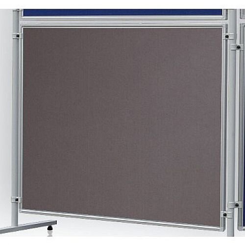 Double Sided Felt Notice Board 1200 x 1500mm Franken Eco Partition System Module Grey