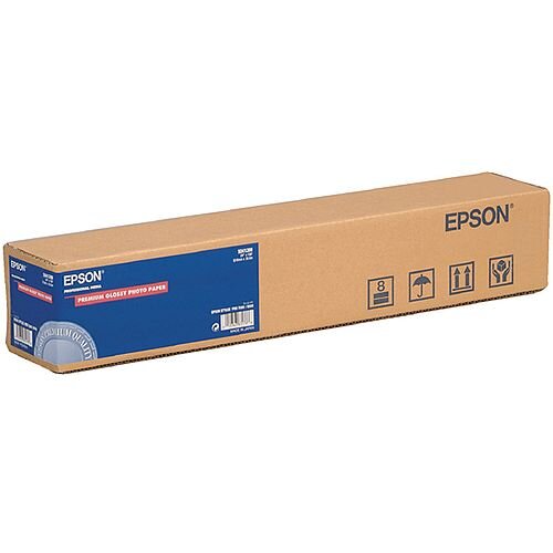 Epson Premium Glossy Photo Plotter Paper Roll 24in x 30.5m 