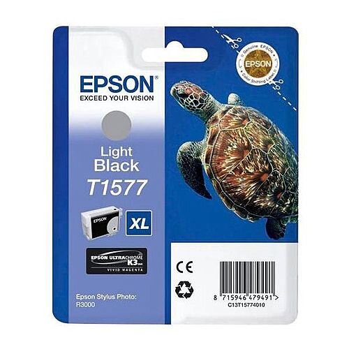 Epson Stylus Photo R3000 T1577 Inkjet Cartridge Light Black C13T15774010 Epson Stylus Photo R3000 T1577 Inkjet Cartridge Light Black C13T15774010