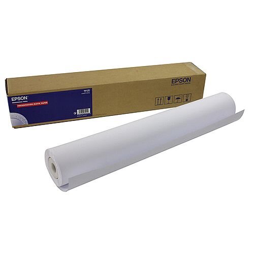 Epson Presentation Matte Plotter Paper Roll 24 Inches x25m 172gsm Epson Presentation Matte Plotter Paper Roll 24 Inches x25m 172gsm