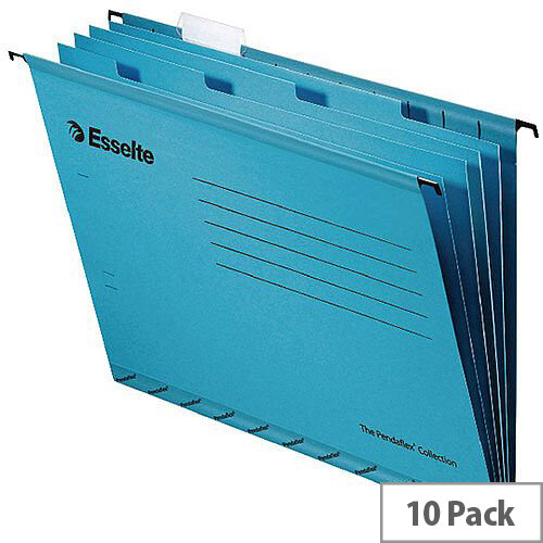 Esselte Pendaflex Hanging File Divider Black Foolscap Pack of 10 93135