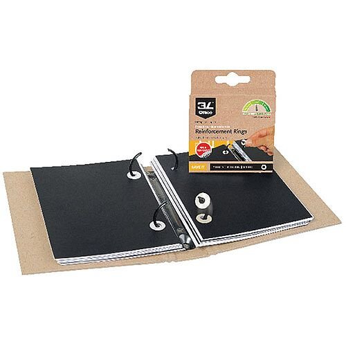 Fisher Clark Self-Adhesive Paper Reinforcement Ring Pack of 1000 WS5002 Fisher Clark Self-Adhesive Paper Reinforcement Ring Pack of 1000 WS5002