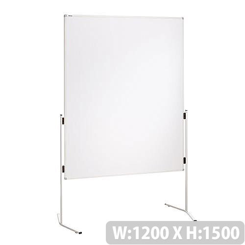 Franken ECO Training Board Whiteboard Aluminium Legs 1200x1500mm Lightweight Cardboard ECO-UMTK