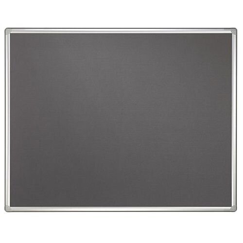 Double Sided Felt Notice Board Grey & Whiteboard 1200 x 900mm For Franken Pro Partition System - Feet are not Included, Available to Buy Separately