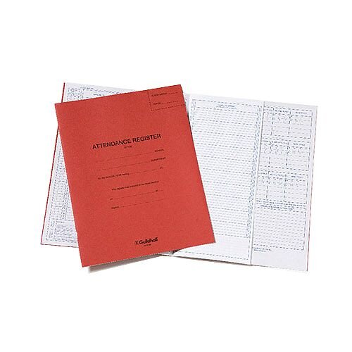Exaclair Limited Guildhall Attendance Register Red E100Z