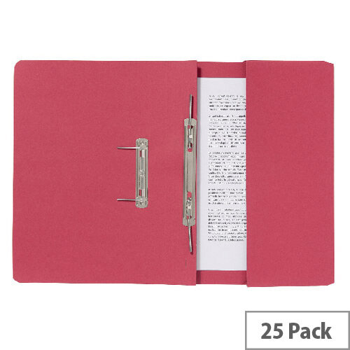 Guildhall Pocket Spiral File Red 347-Redz Pk25