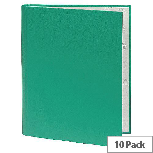 Guildhall A4 Ring Binder 30mm 2 Ring Green Pack of 10 222/0003Z