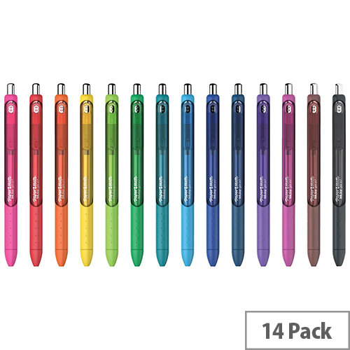 Papermate Inkjoy Gel Retractable Assorted Pack of 14 1985481 Papermate Inkjoy Gel Retractable Assorted Pack of 14 1985481