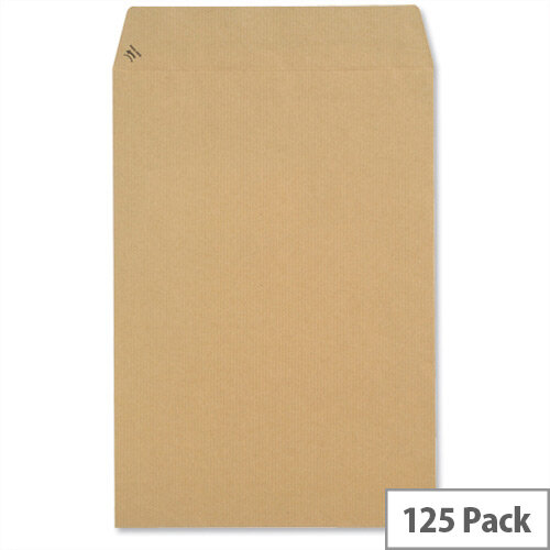 New Guardian 330x279mm 130gsm Manilla Peel and Seal Pocket Envelopes Pack of 125