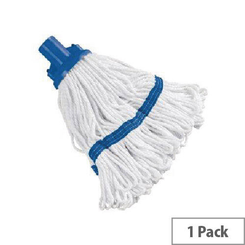 Contico Mop Head Hygiene Socket, Blue - Colour-Coded Mop Head for Professional Cleaning