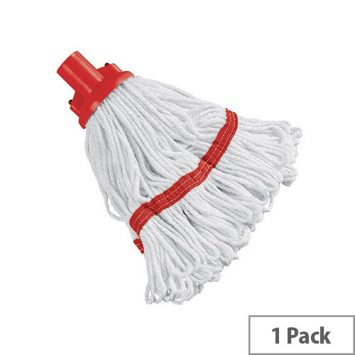 Contico Mop Head Hygiene Socket, Red - Ideal for Colour-Coded Cleaning Systems