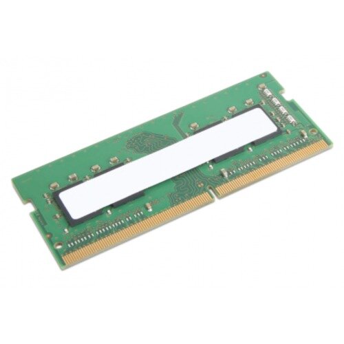Lenovo - DDR4 - module - 8 GB - SO-DIMM 260-pin - 3200 MHz / PC4-25600 - unbuffered - non-ECC - for ThinkPad E14 Gen 3; P1 Gen 4; P14s Gen 2; P17 Gen 2; T14 Gen 2; X1 Extreme Gen 4