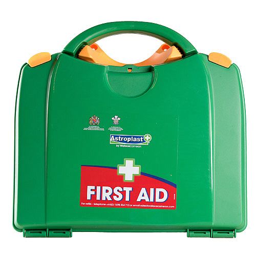 Green Box HSA Travel First Aid Kit Food Hygiene Incl Eye Wash & Burns