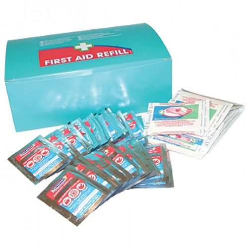 Burns Gel & Burns Lint Pads First Aid Kit Refill Pack of 50 1009006