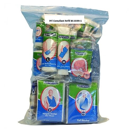 BSi 8599-1 Small Compliant First Aid Kit Refill Food Hygiene 1035049