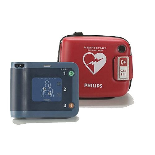 Philips Heartstart FRx Defibrillator With Case - Light weight - Easy to carry - Low maintenance to be ready when you need it - easy set-up, clear voice prompts, and rugged design Philips Heartstart FRx Defibrillator With Case - Light weight - Easy to carry - Low maintenance to be ready when you need it - easy set-up, clear voice prompts, and rugged design