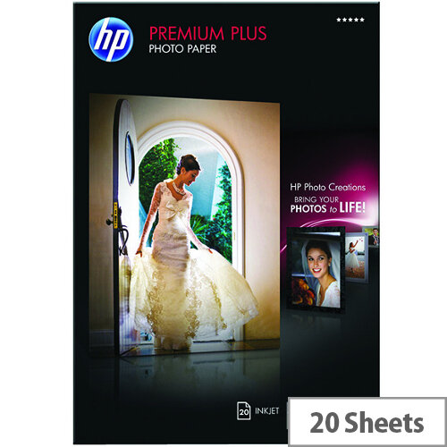 HP A3 Premium Plus Inkjet Photo Paper Glossy 300gsm (Pack of 20) HP A3 Premium Plus Inkjet Photo Paper Glossy 300gsm (Pack of 20)