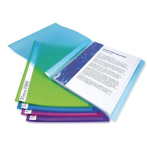 Rapesco A4 Flexi Display Book 40 Pocket Bright Assorted 10pk Rapesco A4 Flexi Display Book 40 Pocket Bright Assorted 10pk