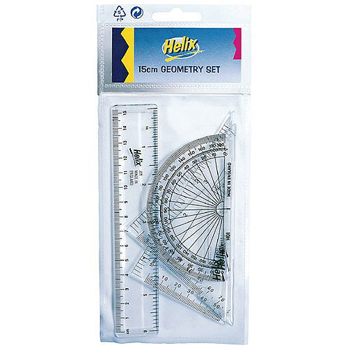 Helix Clear Geometry Set Q68048 Hunt Office UK