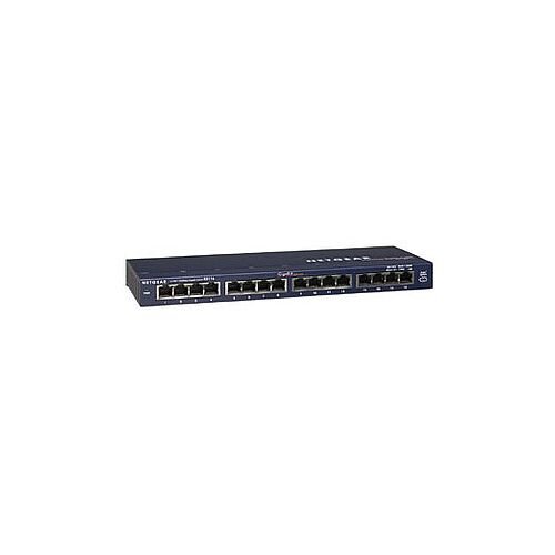 Netgear GS116 16 Ports Ethernet Switch 16 x Gigabit Ethernet Network 2 Layer Supported Desktop Netgear GS116 16 Ports Ethernet Switch 16 x Gigabit Ethernet Network 2 Layer Supported Desktop