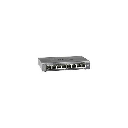 Netgear ProSafe GS108E 8 Ports Manageable Ethernet Switch 3 Layer Supported Desktop Rack-mountable Wall Mountable Under Table