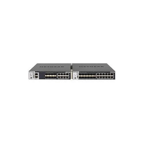 Netgear ProSafe M4300-28G GSM4328S 26 Ports Manageable Layer 3 Switch 24 Network 2 Network 2 Expansion Slot Modular Optical Fiber Twisted Pair 3 Layer Supported 1U High Rack-mountable