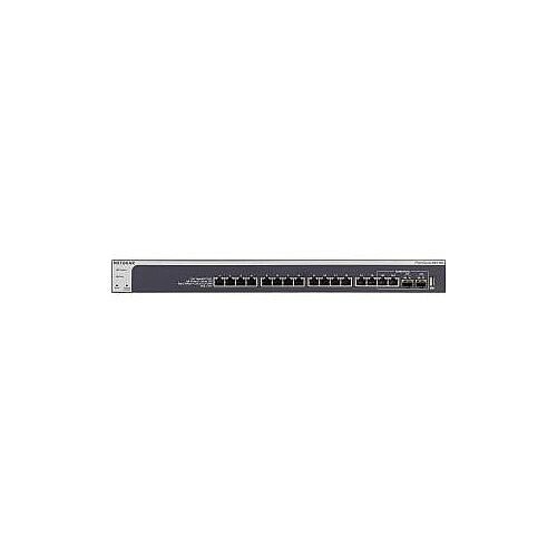 Netgear ProSafe XS716T 16 Ports Manageable Ethernet Switch 16 Network 2 Expansion Slot Modular Twisted Pair Optical Fiber 3 Layer Supported Netgear ProSafe XS716T 16 Ports Manageable Ethernet Switch 16 Network 2 Expansion Slot Modular Twisted Pair Optical Fiber 3 Layer Supported