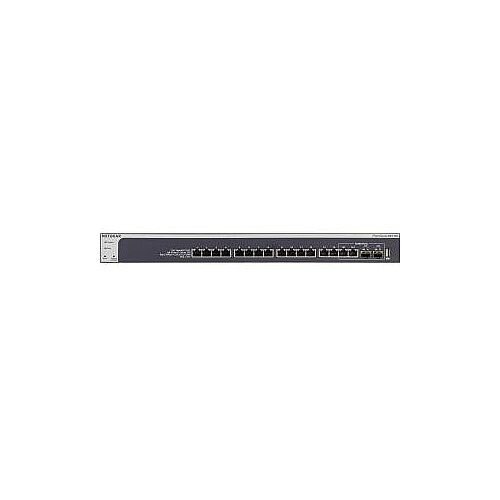 Netgear ProSafe XS716T 16 Ports Manageable Ethernet Switch 16 Network 2 Expansion Slot Modular Twisted Pair Optical Fiber 3 Layer Supported