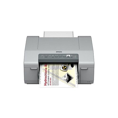 Epson GP-C831 Inkjet Printer Colour Desktop Label Print 203mm 7.99in Print Width 92 mm/s Color 5760 x 1440 dpi USB Parallel Ethernet 241mm Label Width