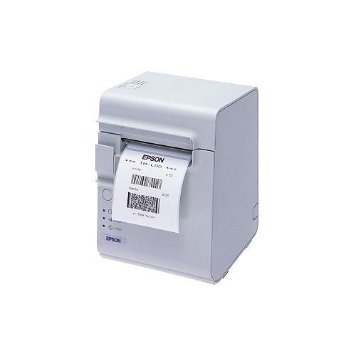 Epson TM-L90 Direct Thermal Printer Monochrome Desktop Label Print 72mm 2.83in Print Width 150 mm/s Mono 203 x 203 dpi 14 KB USB Serial 79.50mm Label Width