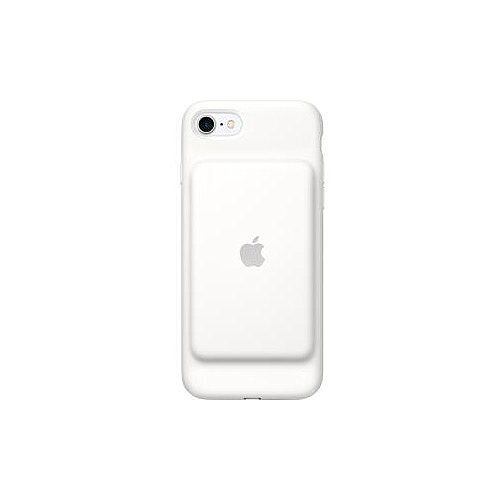 Apple Smart Battery Case for iPhone 7 White Silicone MicroFiber