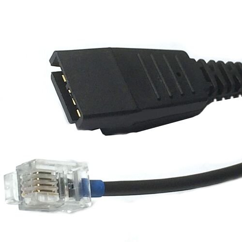 JABRA GN 8800-00-25 Audio Cable Quick Disconnect Audio RJ-11 Male Phone 0.5m JABRA GN 8800-00-25 Audio Cable Quick Disconnect Audio RJ-11 Male Phone 0.5m