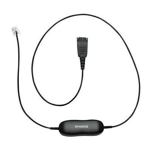 JABRA GN Audio Cable 1 m 1 x RJ-10 Male 1 x Sub-mini phone Male JABRA GN Audio Cable 1 m 1 x RJ-10 Male 1 x Sub-mini phone Male