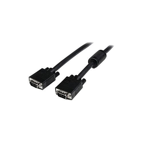 StarTech 55 ft Coax High Resolution Monitor VGA Cable HD15 M/M 1 x HD-15 Male VGA 1 x HD-15 Male VGA Nickel-plated Connectors Black