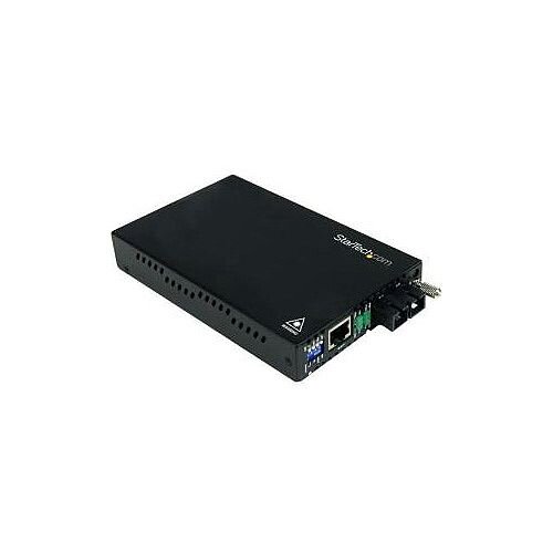 StarTech 10/100 Mbps Multi Mode Fiber Media Converter ST 2 km 10/100Base-TX 100Base-FX Desktop Rack-mountable StarTech 10/100 Mbps Multi Mode Fiber Media Converter ST 2 km 10/100Base-TX 100Base-FX Desktop Rack-mountable