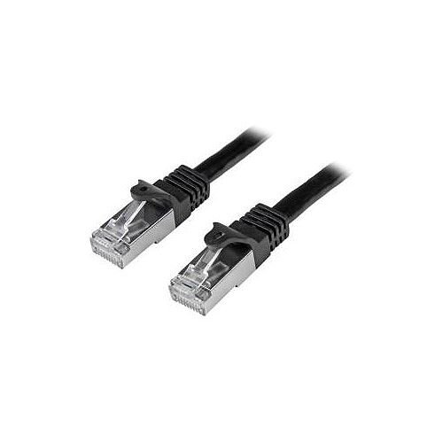 StarTech 5m Cat6 Patch Cable Shielded SFTP Snagless Gigabit Network Patch Cable Black