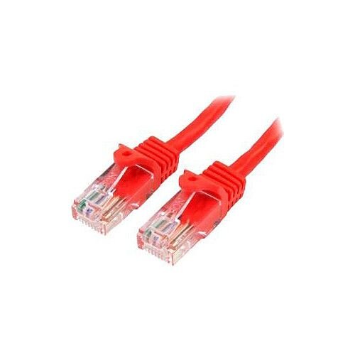 StarTech 5m Red Cat5e Patch Cable with Snagless RJ45 Connectors Long Ethernet Cable 5 m