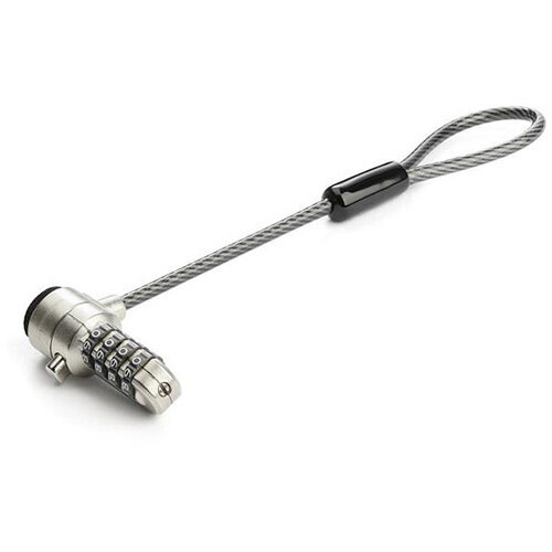 StarTech.com Universal Laptop Cable Lock Expansion Loop - 6” (15cm) Anti Theft 4-Digit Combination K-Slot Lock - Kensington, Combination lock.