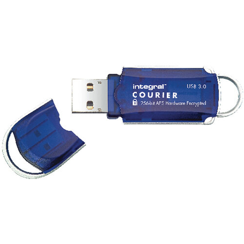 Integral Courier Encrypted USB 3.0 16GB Flash Drive INFD16GCOU3.0-197