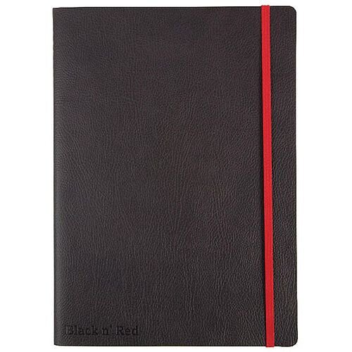Black n' Red Soft Cover Notebook – B5, 144 Pages, 90gsm Optik Paper, Content Page, Numbered Pages, Elastic Strap &Storage Space (400051203) Black n' Red Soft Cover Notebook – B5, 144 Pages, 90gsm Optik Paper, Content Page, Numbered Pages, Elastic Strap &Storage Space (400051203)
