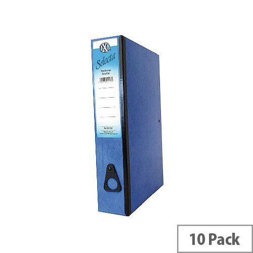 Concord IXL Selecta Box File Foolscap Blue 75mm Spine Pack of 10 264152 